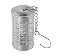 Stainless Steel Tea Ball Strainer for Chain Hook, Extra Fine Mesh Infuser for Loose Leaf Tea, Reusable Coffee and Spice Filter, 65mm Diameter(S)