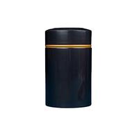 Stainless Steel Tea Canister, Tea Container with Airtight Double Lids for Loose Tea Coffee Candy Herbs and Spices Storage(Dark Blue)