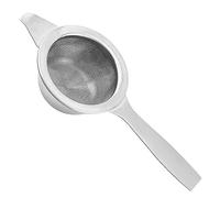 Stainless Steel Tea Filter Tea Strainer Loose Tea with Drip Bowl Stainless Steel Strainer or Loose Tea Leaf Filter Kitchen Tool with Long Handle and Stand Silver