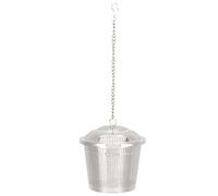 Stainless Steel Tea Infuser Ball Strainer Filter Multifunctional Kitchen Tool for Loose Leaf Tea Seasoning 304 Stainless Steel Mesh with Chain Hook 40 76g (58mm)