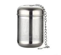 Stainless Steel Tea Infuser for Loose Tea,Fine Mesh Spice Strainer Ball with Extended Chain,Fits Wide Mouth Bottles,Iced Tea & Soup Base Maker, Dishwasher-Safe Seasoning Filter(A2-L)