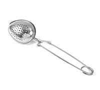 Stainless Steel Tea Infuser Loose Leaf Strainer Filter Diffuser Durable Rustproof Easy Open Button Mini Visual Practical for Home Office Travel 430 Stainless Steel 4cm x 16cm 1PC