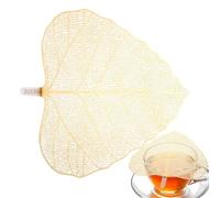 Stainless Steel Tea Infuser | Steeper Leaf Shape for Fine Mesh Tea | Reusable Stainless Steel Tea Strainer, Maple Leaf Coffee Cups and Bodhi Mugs