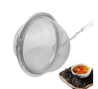 Stainless Steel Tea Infuser - Tea Infuser with Stainless Steel Ball | Tea Ball, Tea Infusion Ball | Tea Infuser with Chain, Tea Leaf Filter with Handles for Cup