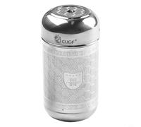 Stainless Steel Tea Infuser with Double Mesh Filter Ball for Loose Leaf Tea and Spice, Dishwasher Safe with Slim Lid for Wide Mouth Containers (S)