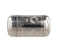 Stainless Steel Tea Infuser with Extra Fine Mesh - Leak-Proof Spice Ball for Loose Leaf, Herbs & Soup - Slim Lid Fits Wide Bottles(B1-S)