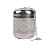 Stainless Steel Tea Infuser with Extra Fine Mesh - Leak-Proof Spice Ball for Loose Leaf, Herbs & Soup - Slim Lid Fits Wide Bottles(A2-S)