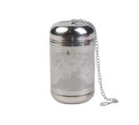 Stainless Steel Tea Infuser with Extra Fine Mesh - Leak-Proof Spice Ball for Loose Leaf, Herbs & Soup - Slim Lid Fits Wide Bottles(B2-L)