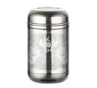 Stainless Steel Tea Infuser with Fine Mesh and Long Chain, Large Loose For Leaf Strainer for Pot, Jar, Mug, Dishwasher Safe Spice Ball Filter for Soup, Herbs, Silver(B1-L)