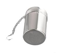 Stainless Steel Tea Infuser with Fine Mesh Filter, Reusable 304 Stainless Steel Tea Strainer for Loose Leaves and Herbs, Leak-proof Thread Closure for Cups and Jugs, Dishwasher Safe (S)
