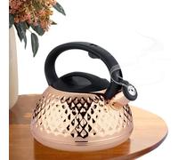 Stainless Steel Tea Kettle - 3 Litre with , Loud Whistling Kettle, Heat Resistant, Cool Handle, Quick, Even Heating | Boiling Water Pot for Cooking on the Ind