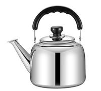 Stainless Steel Tea Kettle with Foldable Handle, Whistling Design for Perfect Brew, Ideal for Kitchen, Camping, and Hiking