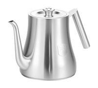 Stainless Steel Tea Pot 2000ml Large Capacity Metal Water Kettle with Removable Infuser Ergonomic Household Kettle for Induction Cookers Gas Stoves