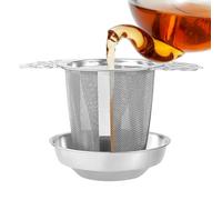 Stainless Steel Tea Strainer, Stainless Steel Tea Infuser, Cup Mesh Strainer, Stainless Steel, Large Capacity, Extra Fine Mesh Tea, Infuser Filter, Handle for Loose Leaves