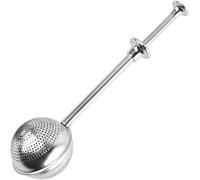 Stainless Steel Tea Strainer with Handle, Loose Leaf Tea Infuser Ball for Teatime, Reusable Tea Filter Sieve for Mulling Spices, Herb Leaves, Premium Mesh Strainers for Loose Tea Brewing Ease