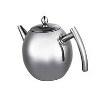 Stainless Steel Teapot, 1500ml Teapot Container with Infuser Filter and Lid, Tea Containing Kettle Mirror Polished Easy to Clean for Restaurants, Conference Rooms, Living Room
