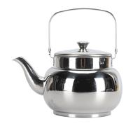Stainless Steel Teapot, Removable Filter, Family Use, Coffee Table Serving Pot, Traditional Tea Kettle with Thermostability, Versatile Usage for Home Hotel Restaurant, Easy to (1L)