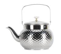 Stainless Steel Teapot, Removable Filter, Family Use, Coffee Table Serving Pot, Traditional Tea Kettle with Thermostability, Versatile Usage for Home Hotel Restaurant, Easy to