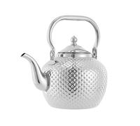 Stainless Steel Teapot with Infuser 60oz(1.5 litres) 6-8 Cups Mirror Polished Easy to Clean Tea Pot with a Tea Filter, for Homes Restaurants and Other Different Places