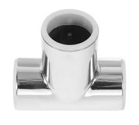Stainless Steel Tee Pipe Connector 25mm, Bathroom Glass Door
