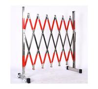 Stainless Steel Teles Guardrail - le Safe Ber, Retractable Traffic Fence, Adjustable Pet Gate for Gas, Schools & Malls - 6.5ft Length