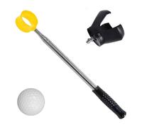Stainless Steel Telescopic Ball Pickers Training Tool Portable Golfs Ball Grabbers Pick Up Grabbers For Golfers Enduring Telescopic Retrievers