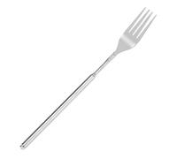 Stainless Steel Telescopic Fork Extendable Retractable Forks Adjustable 9.1 to 25.4 Inch Long Fork Durable Multipurpose Forks, Perfect for Dinner Barbecue Toasting & Pranks