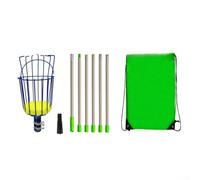 Stainless Steel Telescopic Fruit Picker, Adjustable Pole Picking Tool,for High Branch Orange Peach Plucker, Long Reach Pear Grabber, Garden Orchard Equipment, Blue(6-section assembly)