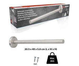 Stainless Steel Telescopic Hand Towel Holder For Bathroom Rack Holder