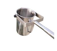 Stainless Steel Telescopic Rod Water Sampler, Water Sampling Bucket, With Scale And Beak, Adjustable To The Required Length, For Environmental Monitoring(Stainless Steel 500ml,1m-2.5m)