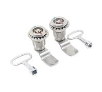 Stainless Steel Telescopic Tension Lock Triangular Rotary Latch with Key Anti Tamper Security for Electrical Distribution Box Auto Door Cabinet