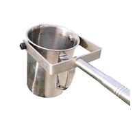 Stainless Steel Telescopic Water Sampler Beaker Sampler Ladle Swimming Pool Cleaning Kit Pool Skimmer Water Sampling Pole Sampler Rod (500ml, 0.86-2m)