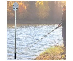 Stainless Steel Telescopic Water Sampler, Pendulum Beaker Sampling Ladle with Extension Rod, for Lakes Pools, 6.1ft-29.5ft (1.5m-9m), 500ml