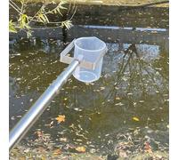 Stainless Steel Telescopic Water Sampler Set - 500ml/1000ml Pendulum Ladle with Eagle Beak & Handle - Adjustable 5-20 Ft Sampling Pole for Water Quality Testing & Environmental Analysis