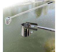 Stainless Steel Telescopic Water Sampling Dipper, 500ml Graduated Sewage Sampler for Pond, Stream, Lake & River (Adjustable 0.86-2m/2.8-6.5ft)