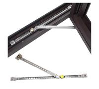 Stainless Steel Telescopic Wind Brace Locator Aluminum Window Position Stopper Control Sliding Bracing Support Limiter(A Type-Punch)