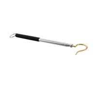 Stainless Steel Telescoping Pickup Tool with Hook for Home Automotive Use | Compact Long Reach Retrieval, Portable Black Finish, Multi Scenario Utility, Metal Extension Rod