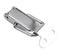 Stainless Steel Tension Clasp 8 Pcs Stainless Steel Duck-Mouth Buckles Vintage Mini Lock Chest Box Gift Suitcase Case Buckles Toggle Hasp Latch Catch Clamp