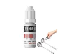 Stainless Steel Test Acid, Identification Reagent, Rapid Testing Liquid, Portable Steel Grade Detector, Ideal for Tableware, Sanitary Ware, Building Material Verification, 12ml
