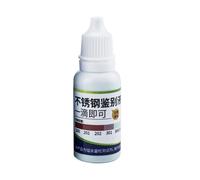 Stainless Steel Test Agent | Building Material Identification Liquid 15ml,Stainless Steel Detection Reagent for Industrial Equipment, Tableware Testing Agent