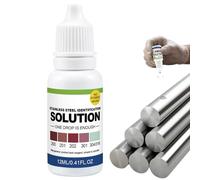 Stainless Steel Test Liquid,12ml Accurate Portable Detection Liquid - Rapid Tableware Analysis Solution - for Kitchen Restaurant Cafe Sanitary Ware Utensil Build Material