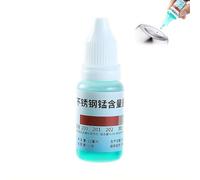 Stainless Steel Test Liquid - 12ml Rapid Detection Analysis Reagent, Quick Reagent to Identify 201 304 Grades by Color Change, No Machine Needed for Metal Analysis, for Cookware, Cutlery, Industrial