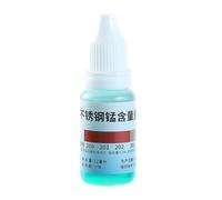 Stainless Steel Test Solution - 12ml 304 Grade Test Reagent Liquid, Metal Composition Analysis Fluid, Cookware Cutlery Detection Tool, Compact Lab Testing Kit, Industrial Material Verif