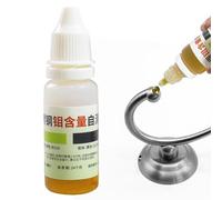 Stainless Steel Testing Liquid, 12ml Rapid Identification Solution, with 8cm Accurate Metal Grade Test Reagent, Minimal Professional Design, for Kitchenware, Cookware and Lab Material Inspection