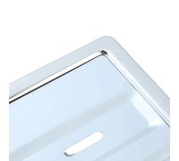 Stainless Steel Thailand Standard License Plate Holder Frame for Motorcycles Meets Local Regulatory Requirements