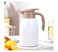Stainless Steel Thermal Carafe, Double-Wall Coffee Pot with Lid, 2L Capacity, 24-Hour Heat Retention for Tea, Water, and Coffee Dispenser