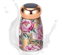 Stainless Steel Thermal Mug - Small Portable Retro Chinese Mug | Kitchen & Dining Supplies for Hot & Cold Drinks Coffee Tea Juice Milk Winter Camping Offices School