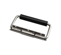 Stainless Steel Thickened Spring Handle Cabinet Pull Folding Design Easy Installation Folding Tool Box Heavy Duty Metal Pull for Tool Cabinet Storage Metal Handles