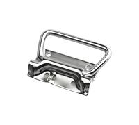 Stainless Steel Thickened Spring Handle Movable Folding Pull Hardware Heavy Duty Metal Pull for Home and Offices Spring Loaded Rubber Wooden Cabinet Box Door