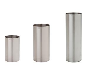 Stainless Steel Thimble Wine Measures 3 Piece Bundle Set 125ml, 175ml & 250ml